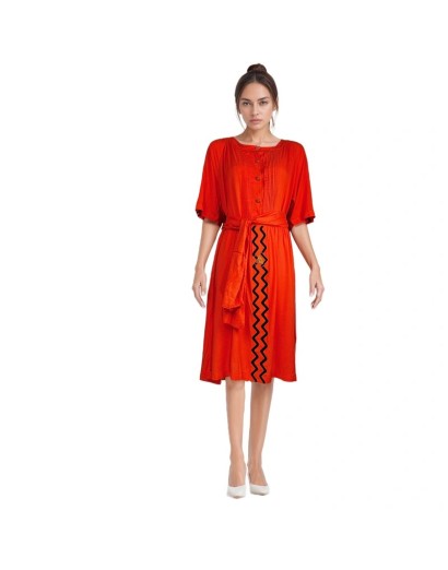 Vestido Midi de Lino...