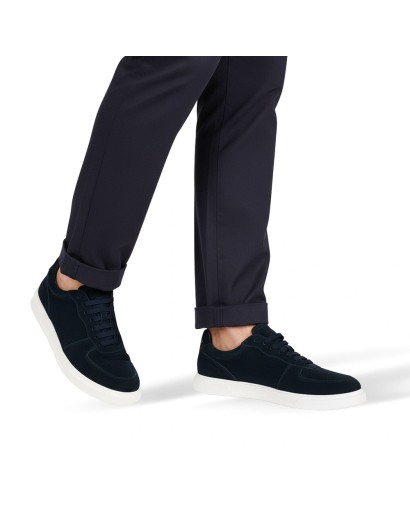 Zapatillas Skate Old Rowley Ante Azul Suela Extra Ligera - vista lateral par