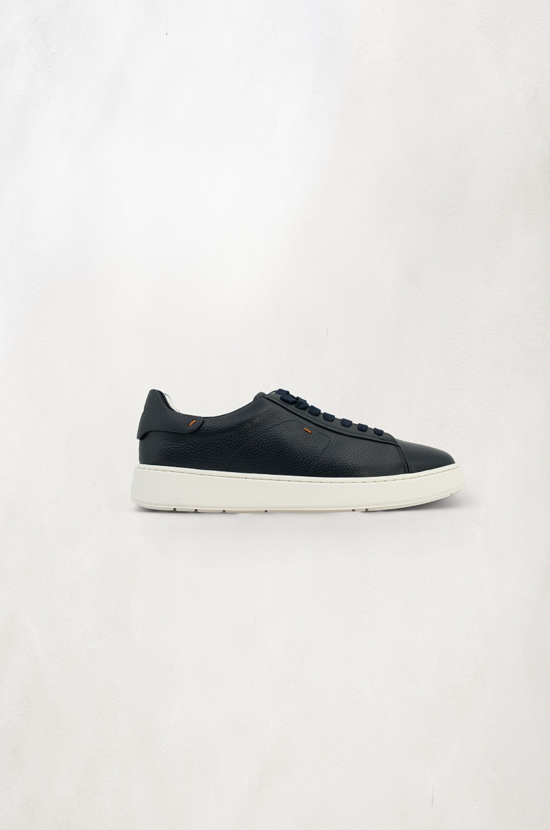 Zapatillas de Piel Cosido Reforzado Old Rowley - vista lateral