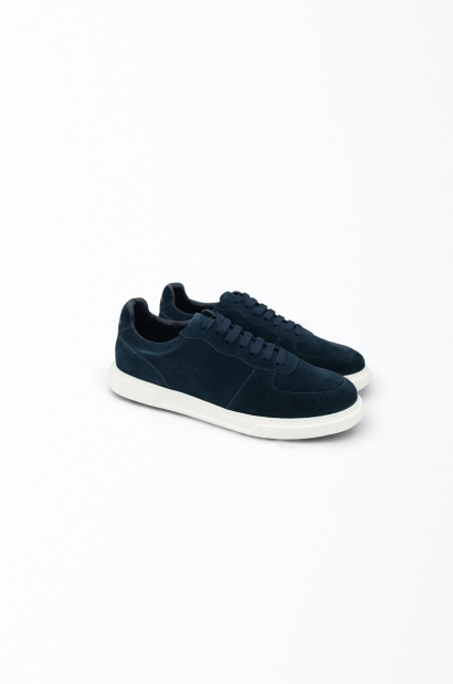 Zapatillas Skate Old Rowley Ante Azul Suela Extra Ligera - vista lateral par