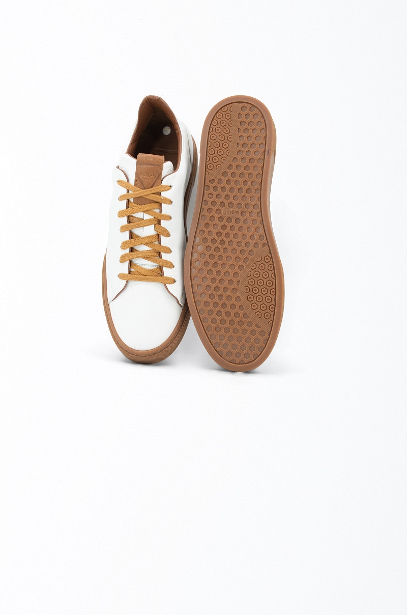 Zapatillas Piel Everluxe Classic Old Rowley - vista frontal y suela