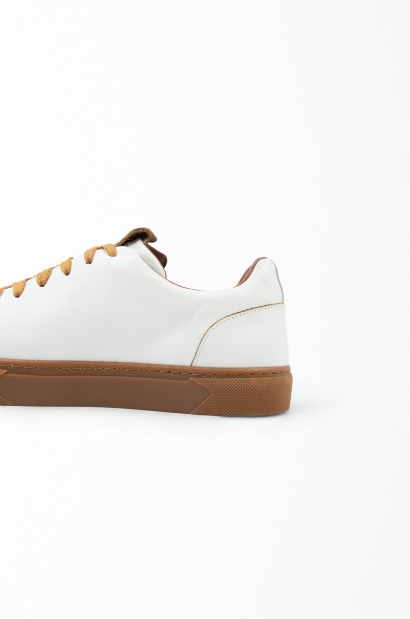 Zapatillas Piel Everluxe Classic Old Rowley - vista lateral detalle cerca