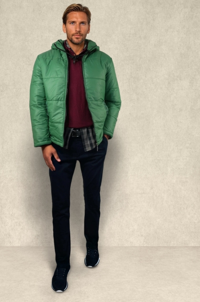 chaqueta acolchada con...