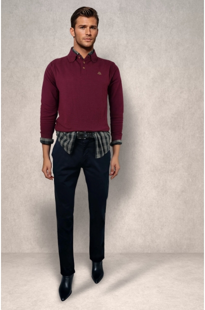 copy of Polo de manga larga