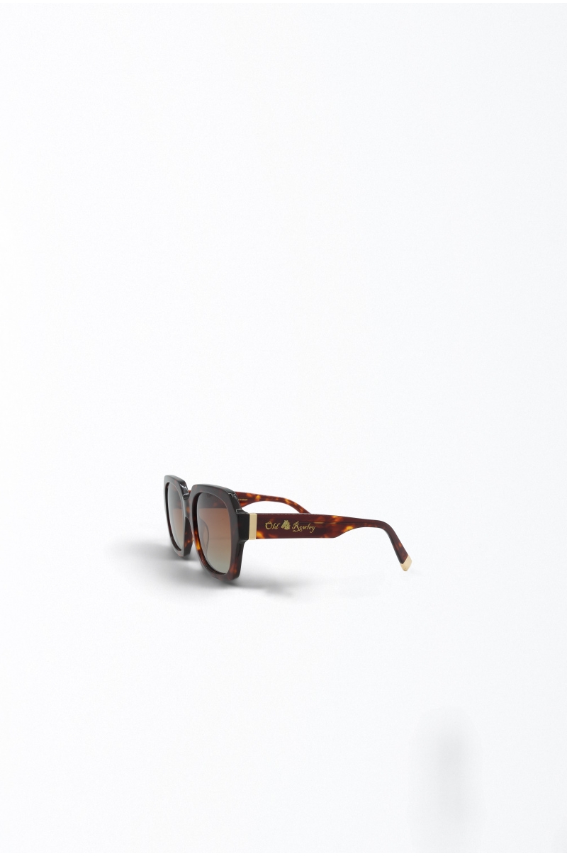 Gafas de Sol Carey Cuadradas Polarizadas unisex Old Rowley - vista lateral