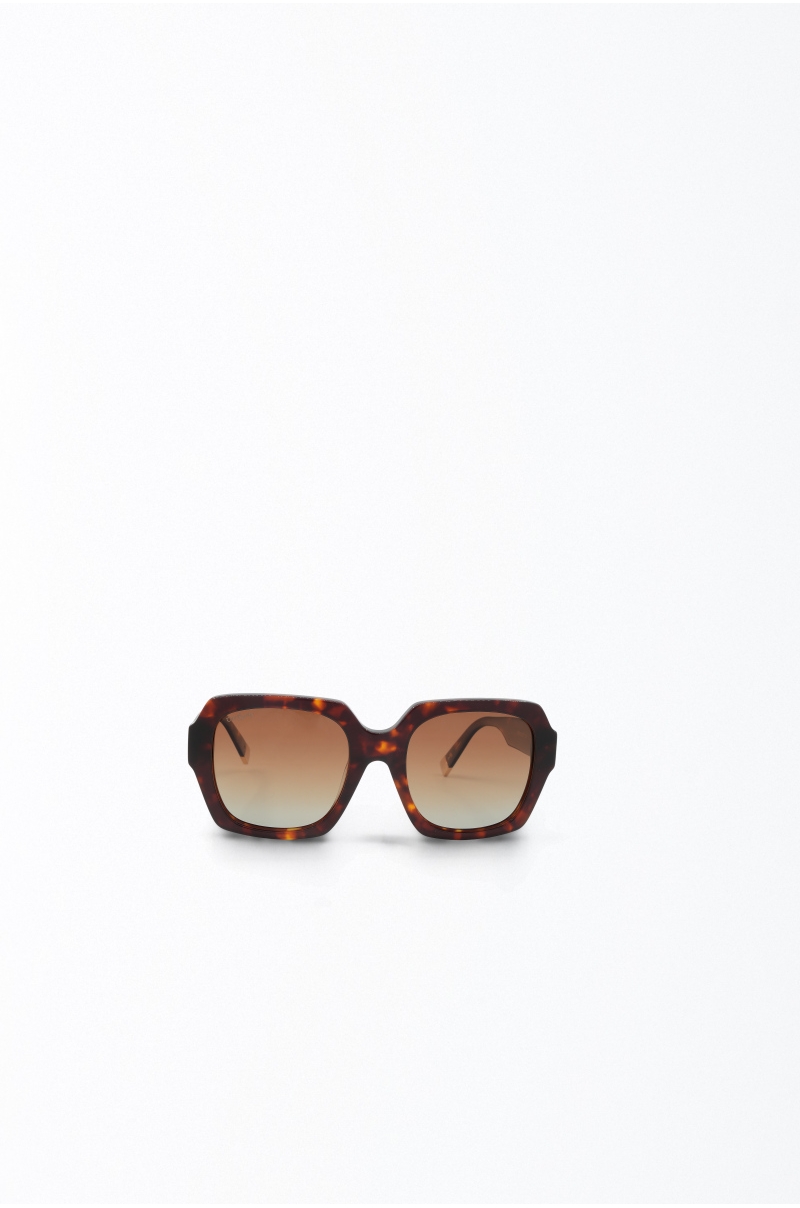 Gafas de Sol Carey Cuadradas Polarizadas unisex Old Rowley - vista frontal