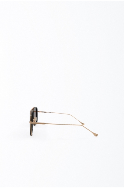 Gafas de sol de metal y acetato Old Rowley - vista lateral