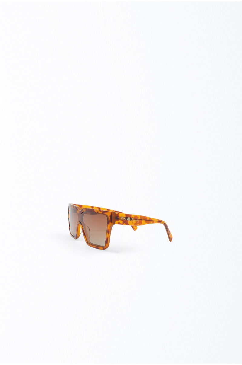 Gafas de Sol Carey amplias Polarizadas unisex Old Rowley - vista lateral