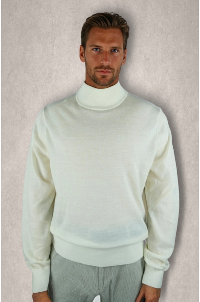 Jersey de lana con cuello...