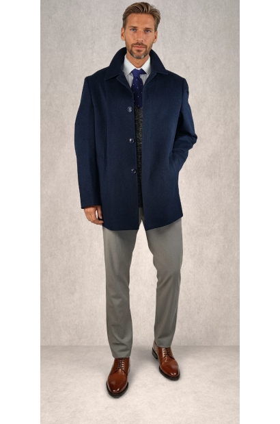 Abrigo de lana 3 botones –...