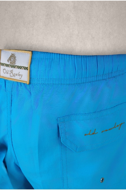 Bañador hombre azul claro liso Old Rowley -  vista detalle cerca