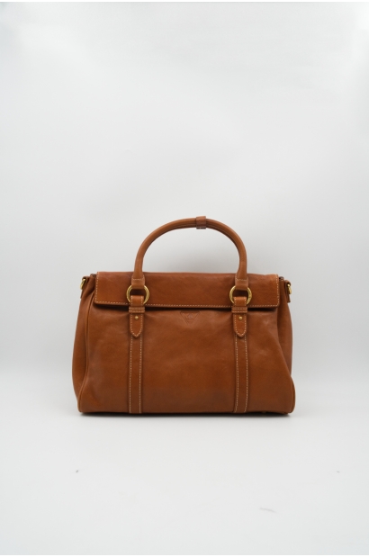 Bolso de Mano de Piel...