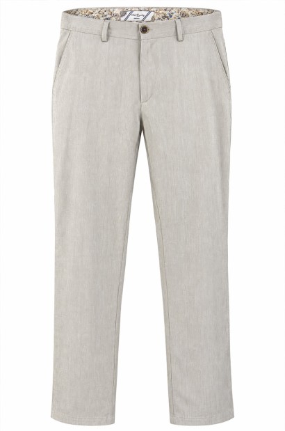 Pantalón de Vestir Marrón para Hombre Old Rowley - vista frontal