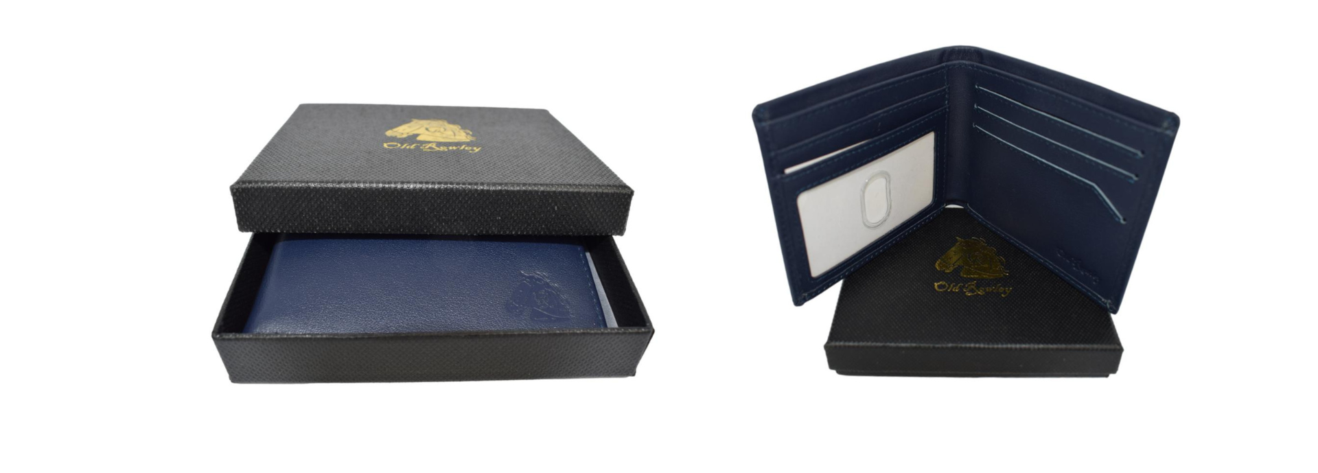 " Cartera de Cuero Old Rowley - Elegancia y Calidad para Hombres"